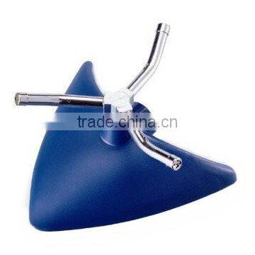 Rotary Brass 3-Arm Sprinkler With Triangle Metal Base For Lawn photo-6