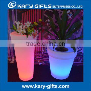 Luminous Garden Plastic Led Flower Pot Rechargeable Flower Planters photo-2