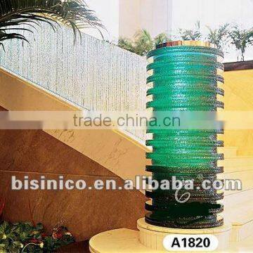Decorative Art Glass Column