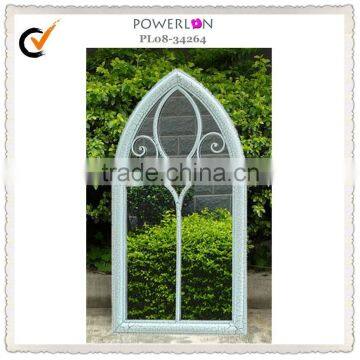 2015 Vintage Outdoor Decorative Iron Mirror Wall photo-2