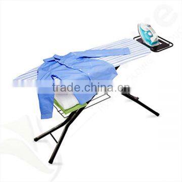 mesh folding ironing board with cloth rack