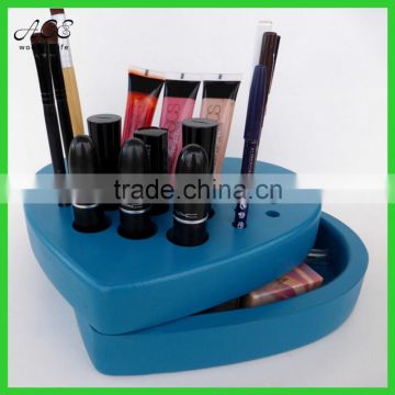 Wooden Makeup Organizer Storage