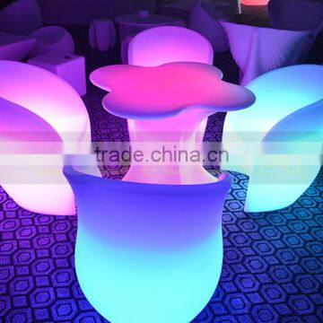 Manufacturer LED illuminated sofa/chair with remote control 16 mix changeable colors 13kgs