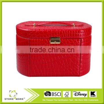 Luxury Custom Velvet Jewelry Box/Lichee Pattern Jewery Box