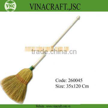 Rice straw broom or household broom with long handle