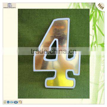 Customized Design Carving Festival Decorating Mdf Wood Letters Numbers