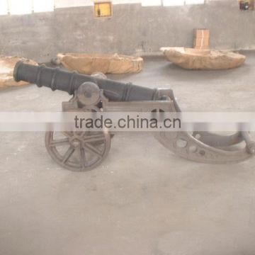 ornamental cast iron cannon