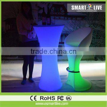 hot sale modern led bar table indoor bar design