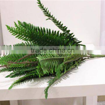 fake jungle style decoration long fern leaf plastic leaf display