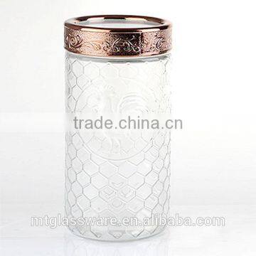 Cheap Set of 3 Cork Design Storage Jar Wieh PP Lid photo-2