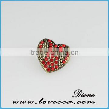 Sanp jewelry wholesale heart button maker