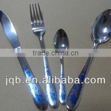 restaurant stainless steel cutlery set with low price