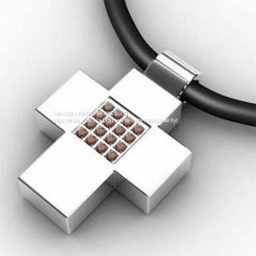 Cross Pendant / 316L Stainless Steel Pendant Necklace photo-3