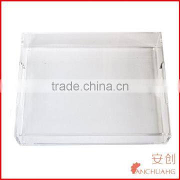 Acrylic Insert Paper Tray Lucite Tray With Insert Slot for Custom Photo or Paper photo-3