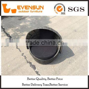 Great Dog Rattan Bed With Canopy Dark Brown photo-6