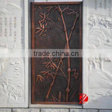 Outdoor Wall Relief Bronze Flos Chrysanthemi Sculpture photo-2