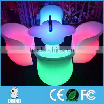 Hot Selling Nightclub LED Bar Table Furniture LED Table With Chair photo-3