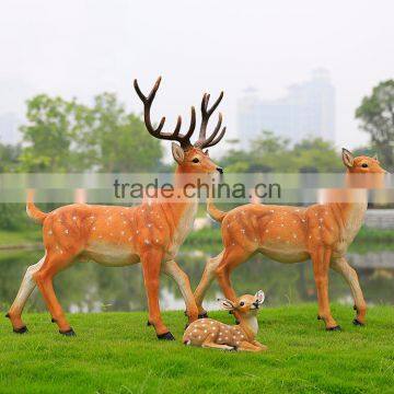 China Supplier Wholesale Life Size Resin Garden Deer Statues photo-4