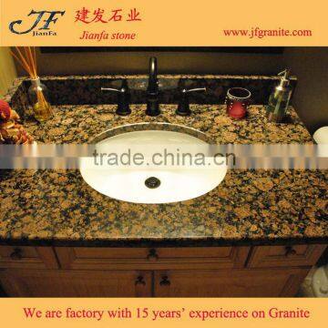 High Polished Baltic Brown Vanity Top Bathroom Sink and Vanity Top With Low Price photo-6