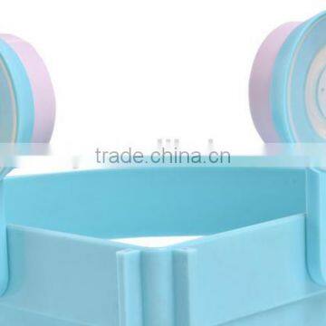 Vacuum Suction Cup Bathroom and Kitchen Plastic Triangle Shelf/holder photo-3