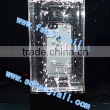 Moblie Phone Cover Acrylic Led Waterproof Display Stand