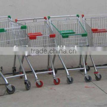 Metal Chrome Shopping Trolley