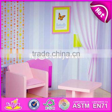 New Style 3 Floor Girls Pretend Play Wooden Dollhouse Cottage W06A224 photo-3