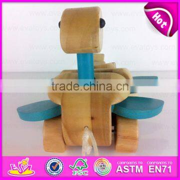 Walk-a-long Dinasour Push&pull Wooden Toy for Kids W05B101 photo-5