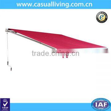 2.5x2M Waterproof Porch Retractable Manual Patio Awnings