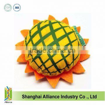 Reusable Polyester Foldable Shopping Bag With Sunflower Logo photo-2