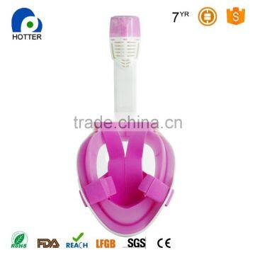 Good Quality Amazon Sells Silicone Easy Breath Diving Mask Full Face Full View photo-2