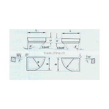 GB5245-85 And YS/T79-1994 Standard Welding Blade--For Straight Cylindrical Tuning Tool Boring Tool and Facing Cutter