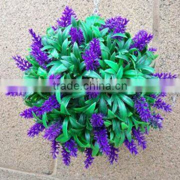 30CM Artificial Lavender Long Leaf Topiary Grass Balls