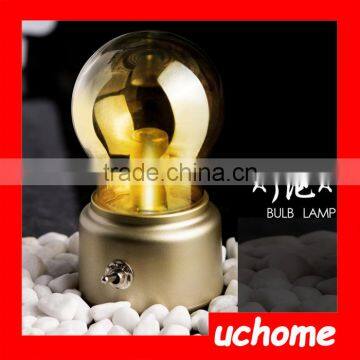 UCHOME Metal Lever Switch Bulb Lamp Rechargeable Battery Night Light USB LED Lamp photo-6