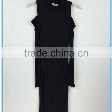 Sexy Black Sleeveless Cocktail Dress for Women Cotton Made in