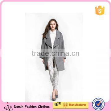 2015 Elegant Beautiful Grey Color Long Sleeve Lady Top Blazer 155374-2