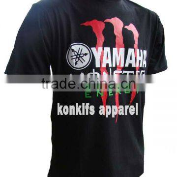 printing man cotton racing tshirt made in factory