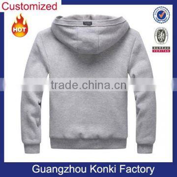 Wholesale hoodies with zipper and pockets for mens hoodies