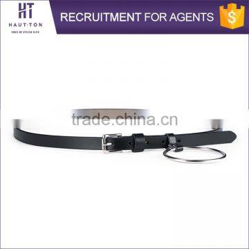 Latest Design Fashion Women Alloy Pin Buckle Belts Hot Sale Popular Casual Genuine Split Cow Leather Belt For Ladies photo-3