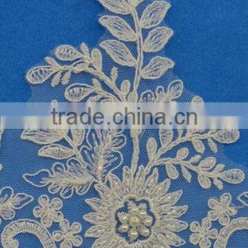 Luxury Design Net Embroidery Lace Trim Border Made in China photo-4
