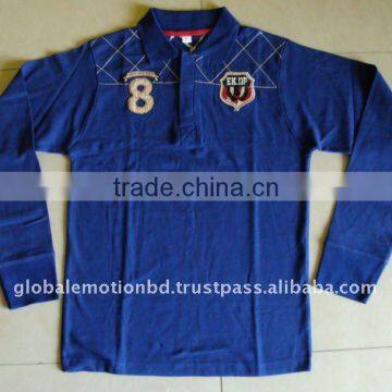 2012 Latest Fashionable Mens Polo Shirt With High Qualtiy Embroadiry and Appliqe