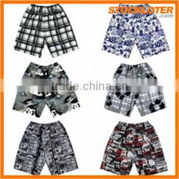 Mens Beach Shorts Stock Ready To Ship US1.38/pc take all garment stock