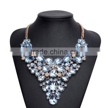 Luxury Crystal Gems Women Collar Necklace Jewelry photo-5