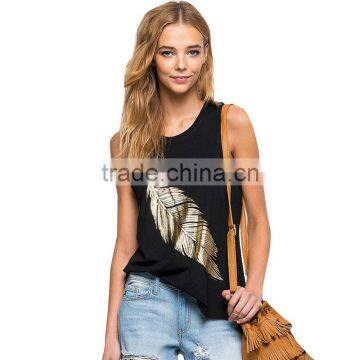 Womens Summer Casual Cotton Vest Tops Tank Sleeveless Shirt Blouse New Fashion