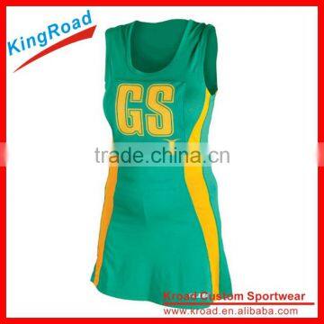 Custom made Sublimation netball Dresses uniforms