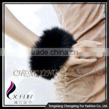 CX-A-11A Fox Fur Slap on Cuff Bracelets photo-2