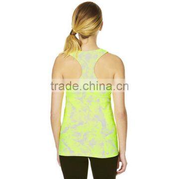 Classical Design Active Watercolour Print Vest Top Tank photo-2