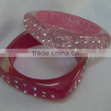 Resin Bracelet & Bangles, Fashion Bracelet, Fashion Bangle & Bracelet, Colored Resin Bracelet.