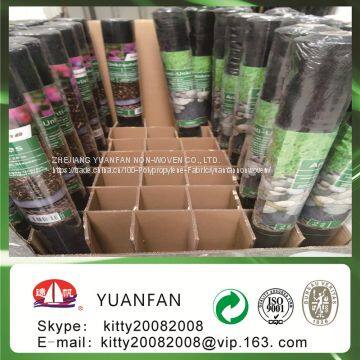 Black landscape fabric/weed control fabric/ground mulch film