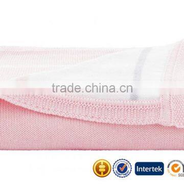 Knitted 100% Pure Cashmere Bright Color Blanket for Baby photo-2